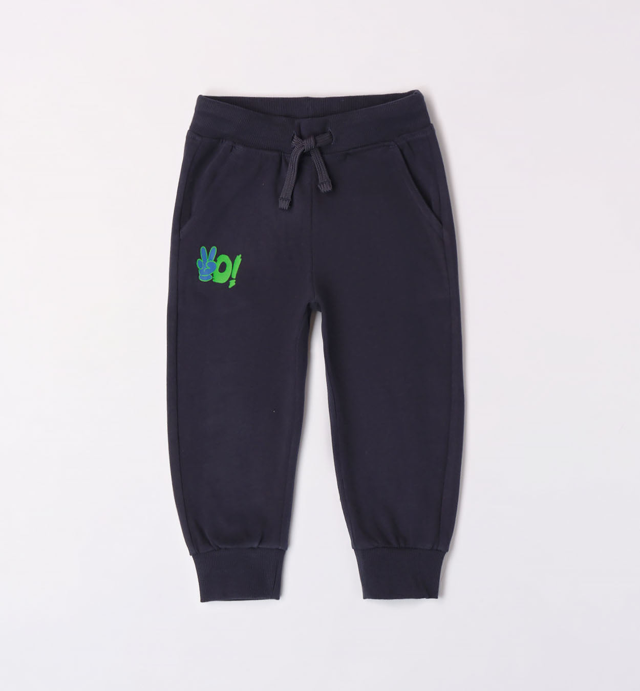 Navy Cotton Trousers