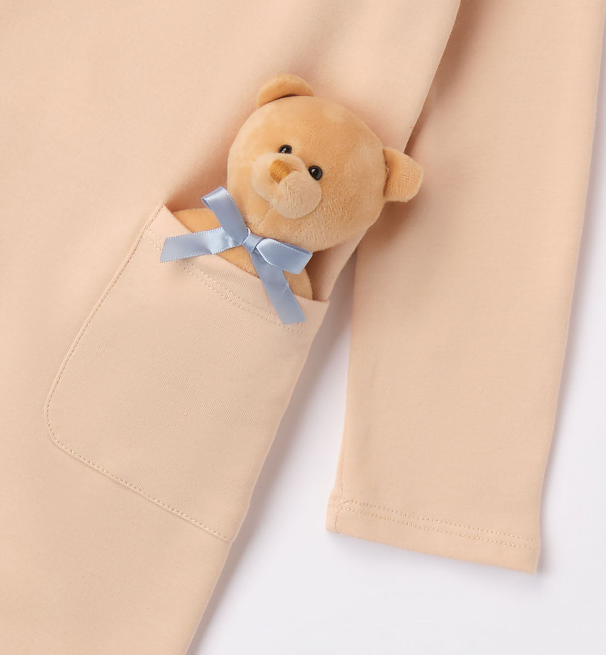 Beige Dress With Teddy