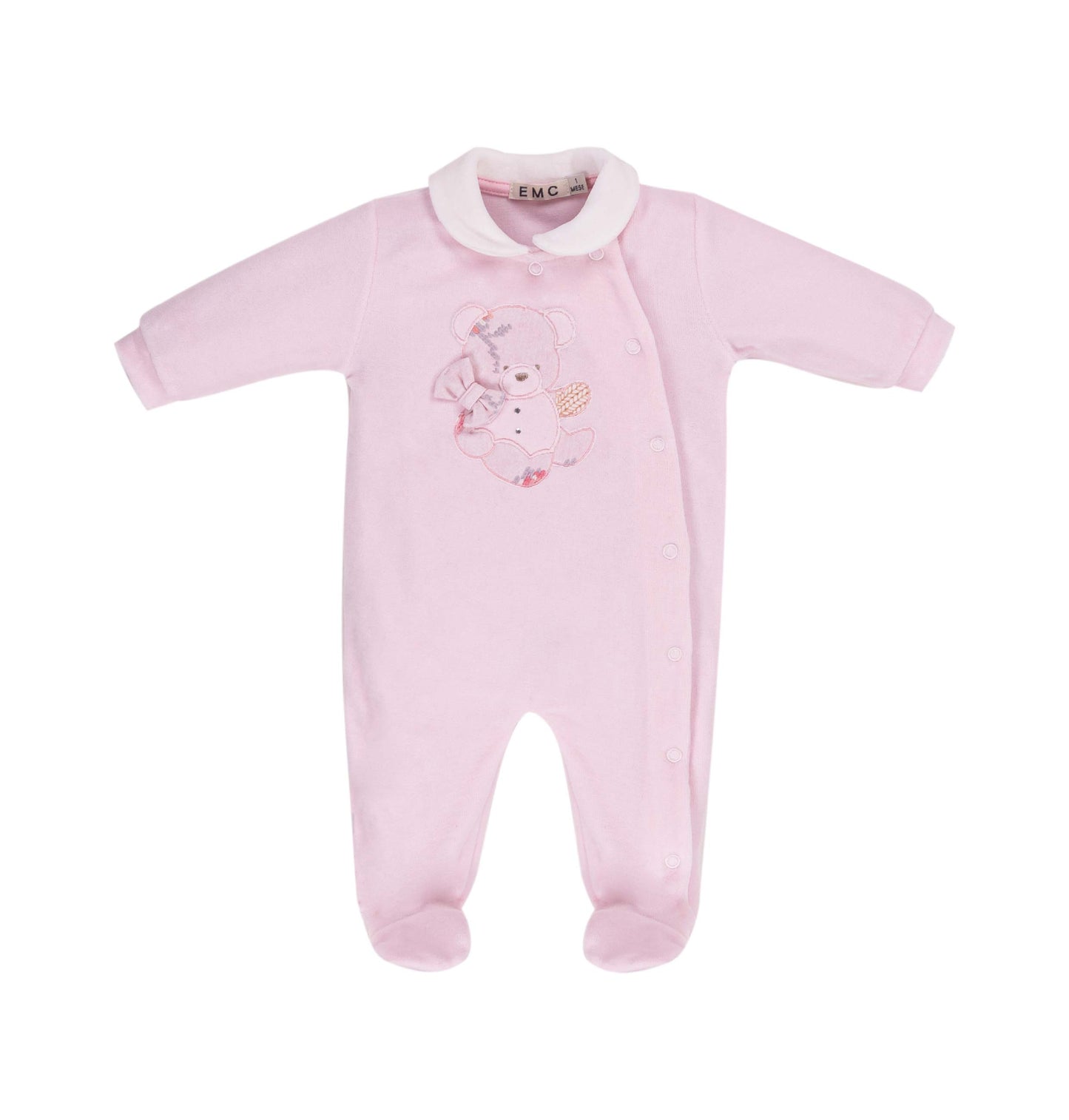 Pink Bear Babygrow