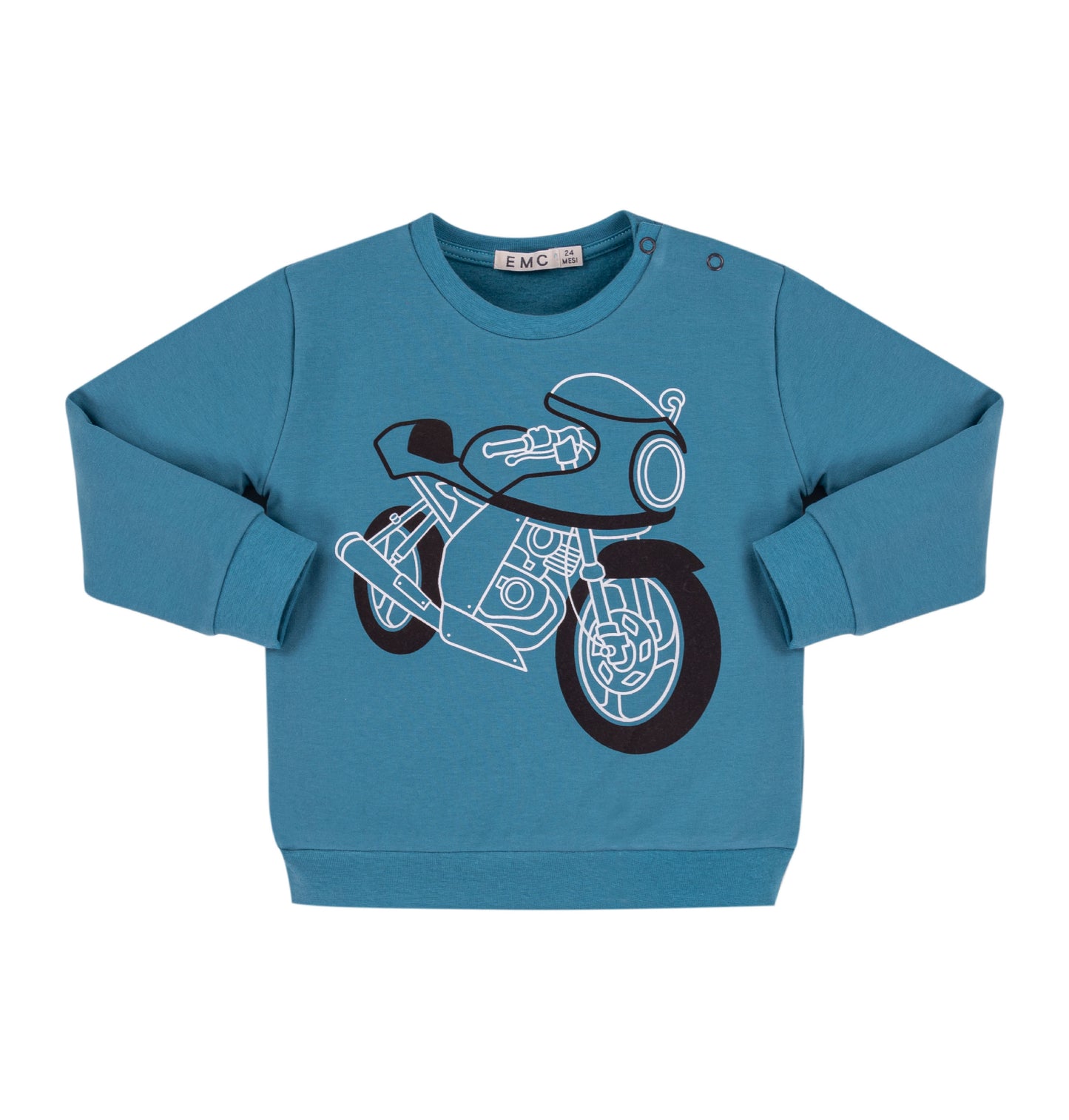 Teal Motorcycle Jumper