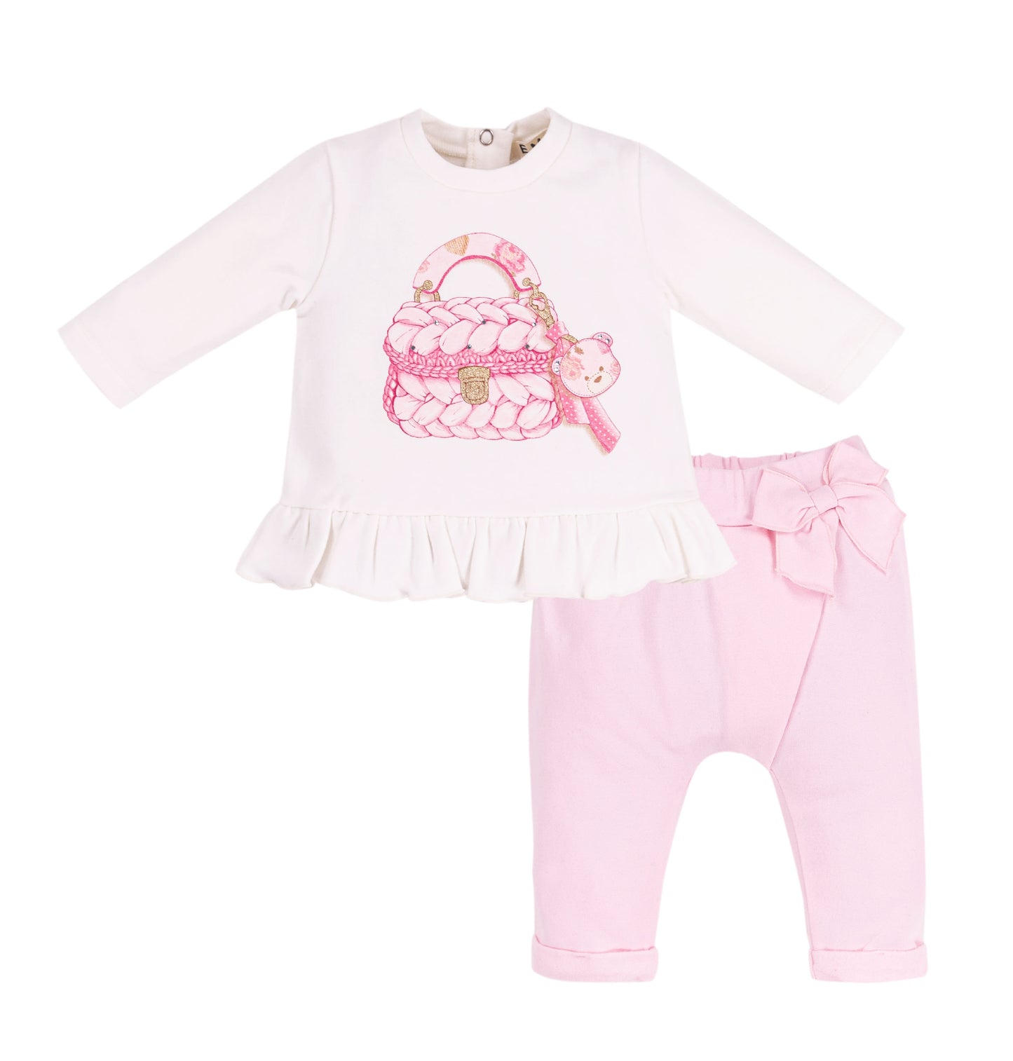Ivory & Pink 2 Piece Set
