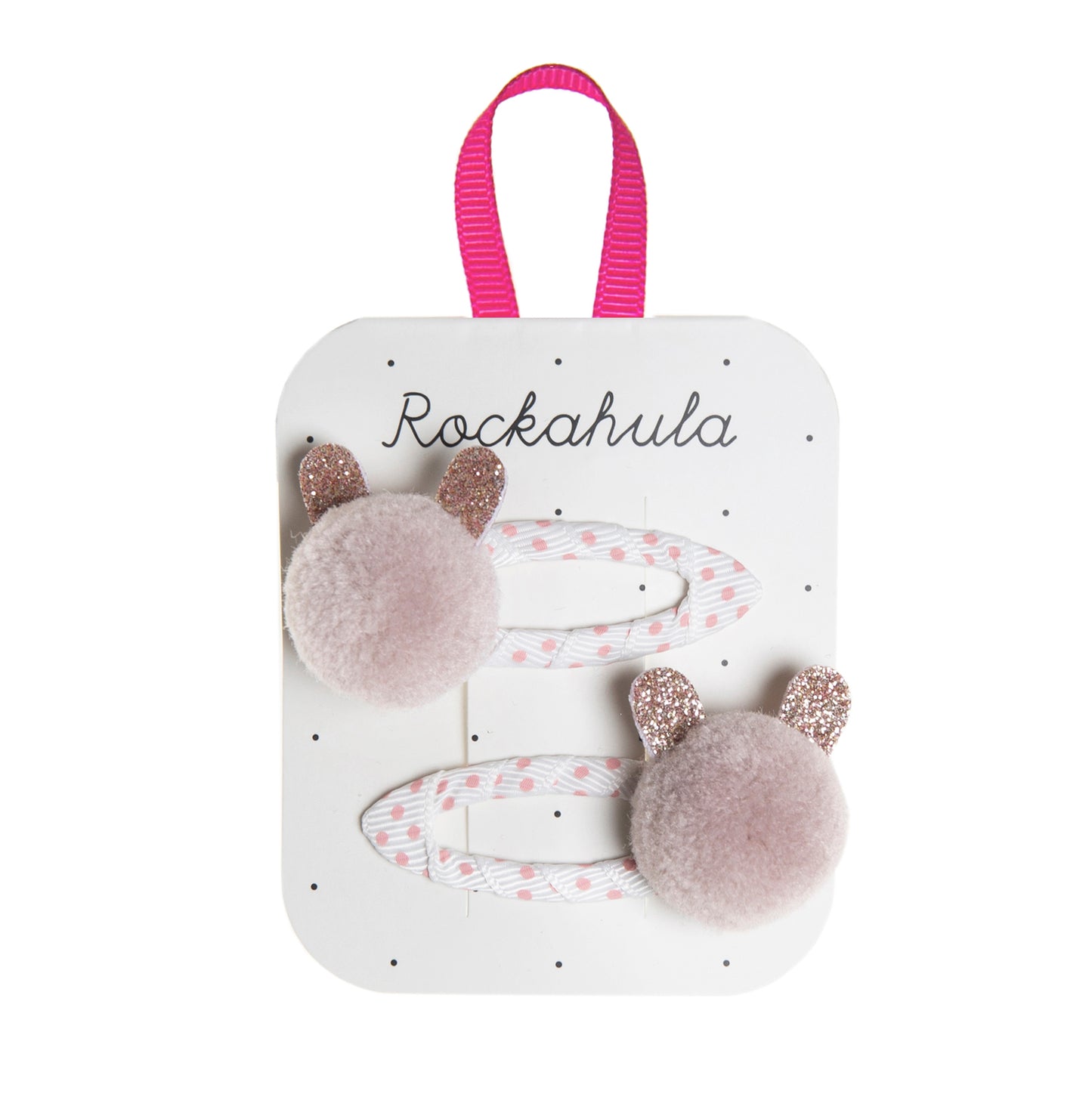 Bunny Pom Pom Clip