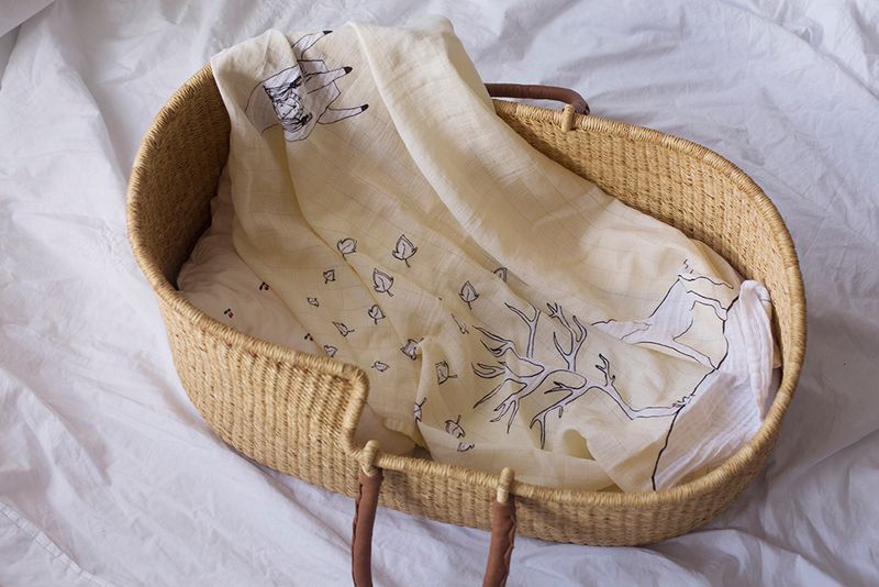 Organic unicorn muslin