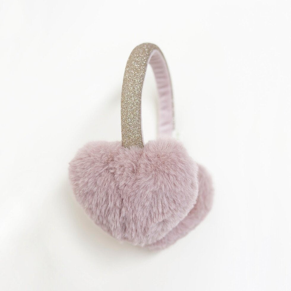 Fluffy Love Heart Earmuffs
