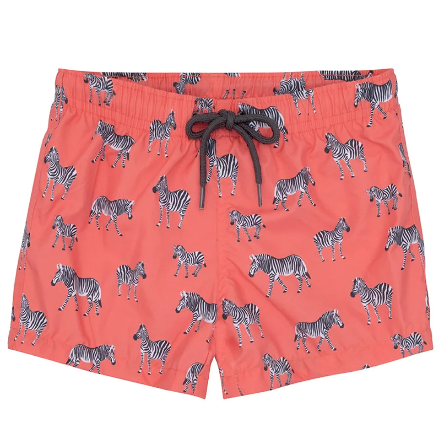 Zebra Print Men’s Swim Shorts