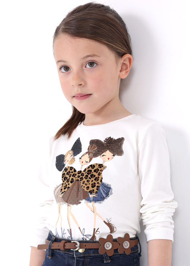Long Sleeved Bow Top