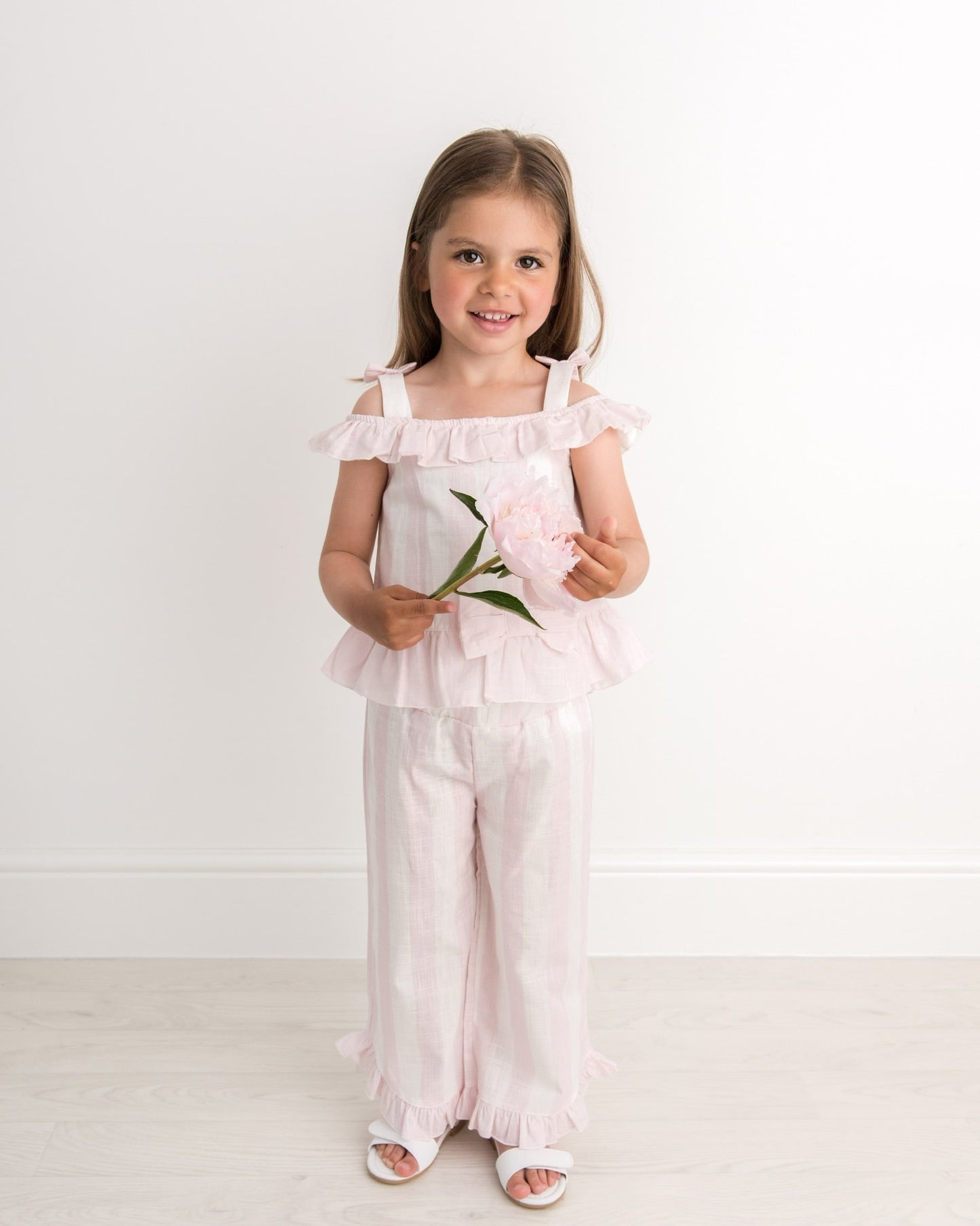Pink candy stripe set