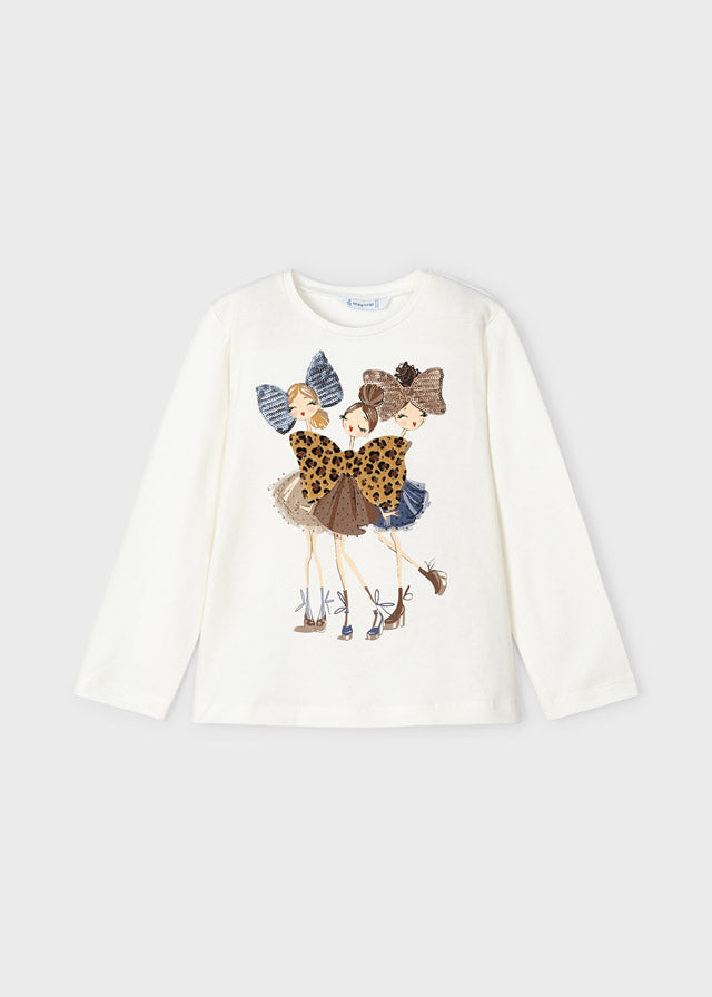 Long Sleeved Bow Top