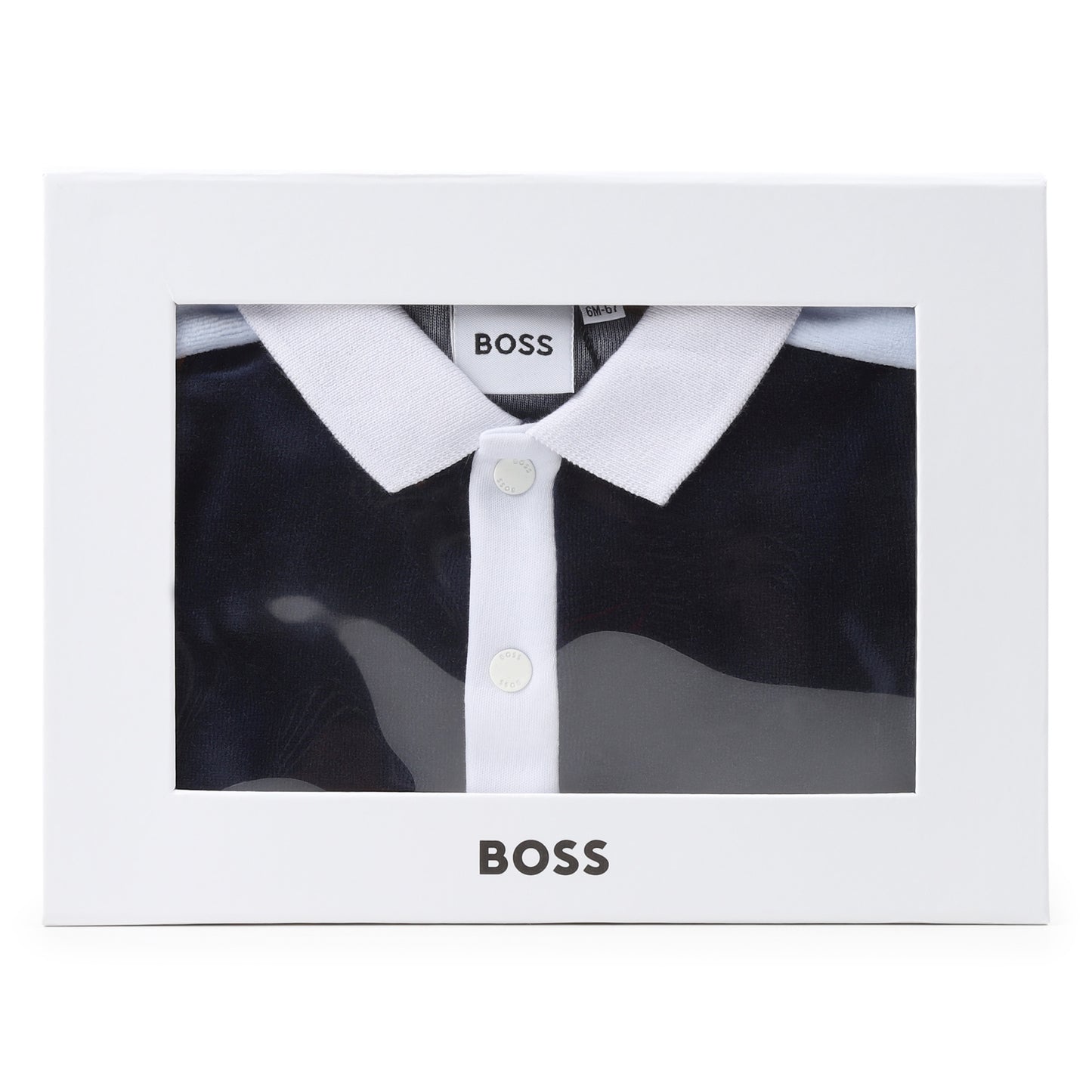 Navy Boss Velvet Pyjamas