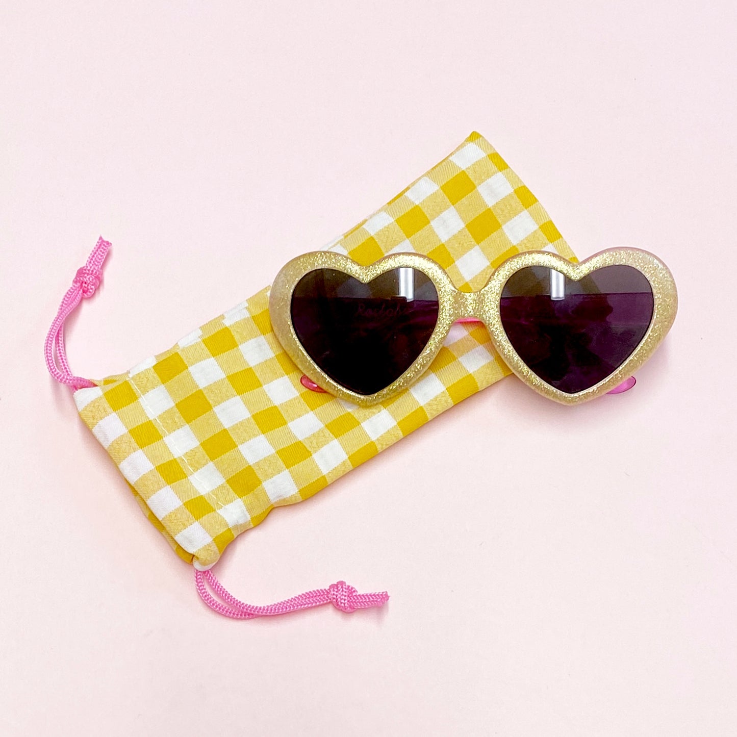 Glitter heart sunglasses