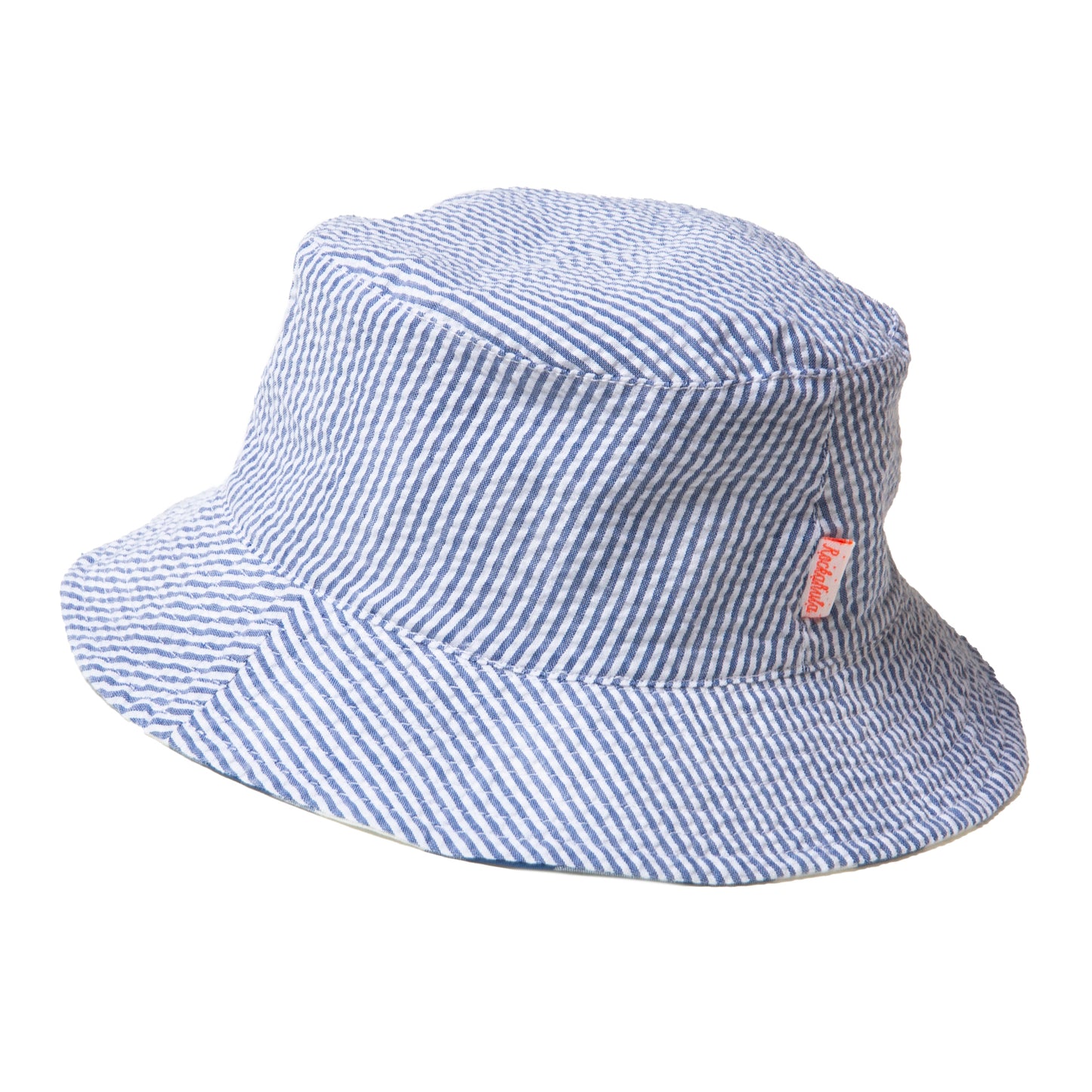 Retro check bucket hat