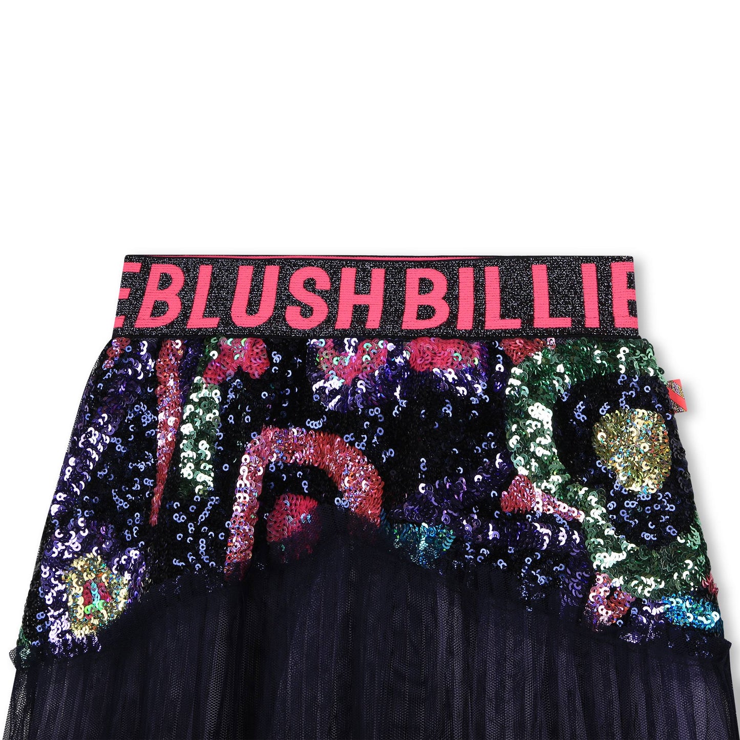 Navy Tulle And Sequin Skirt