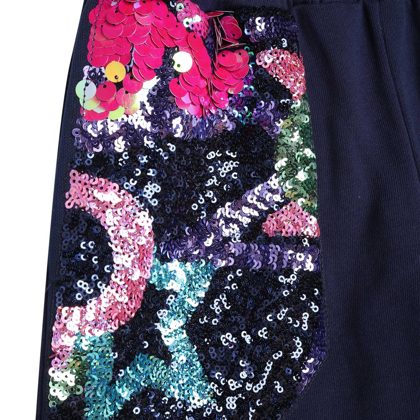 Navy Sequin Joggers