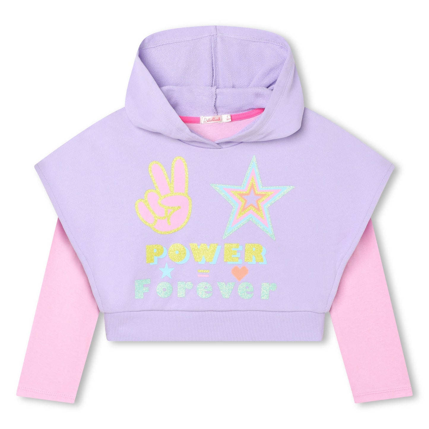 Lilac Cropped Sweatshirt