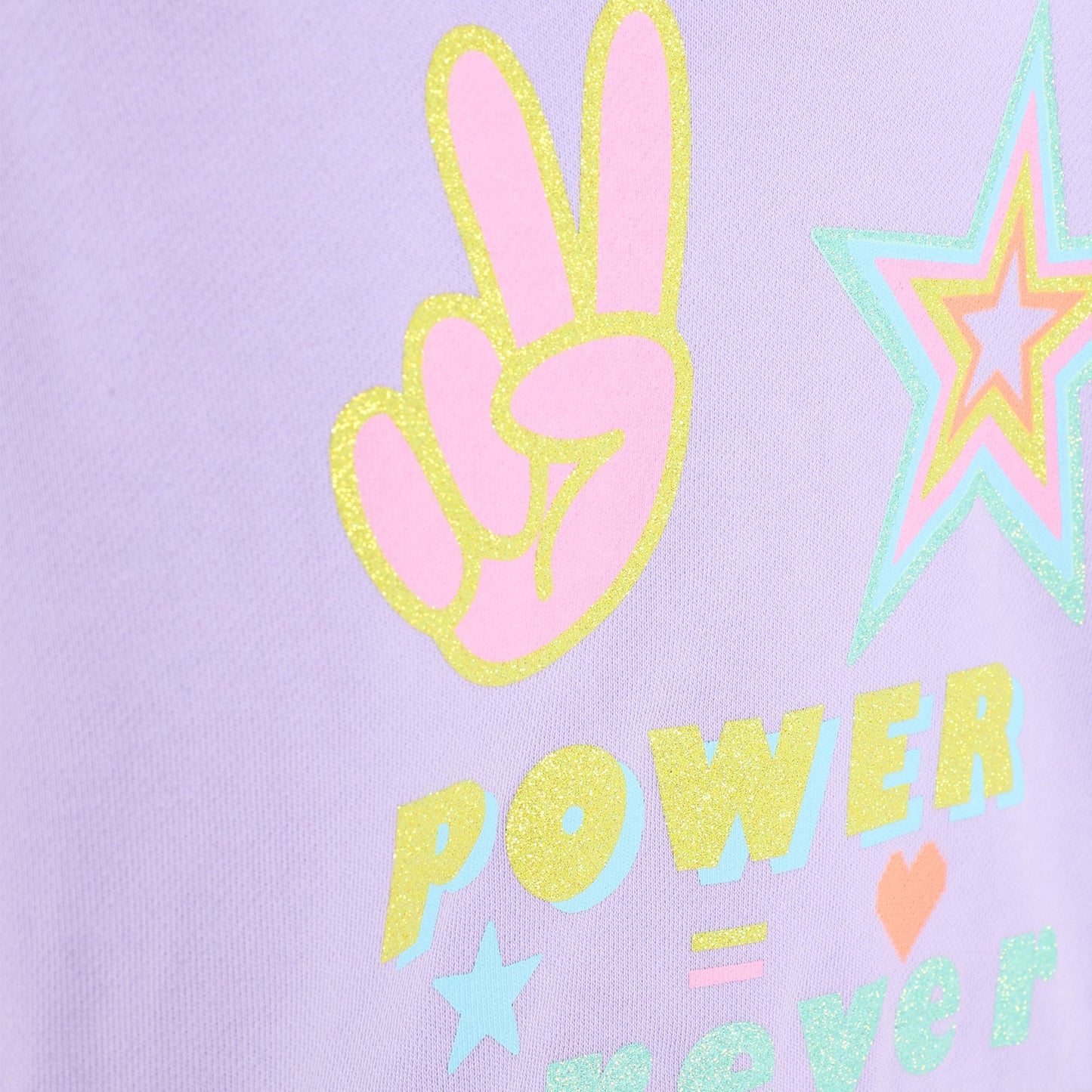 Lilac Cropped Sweatshirt