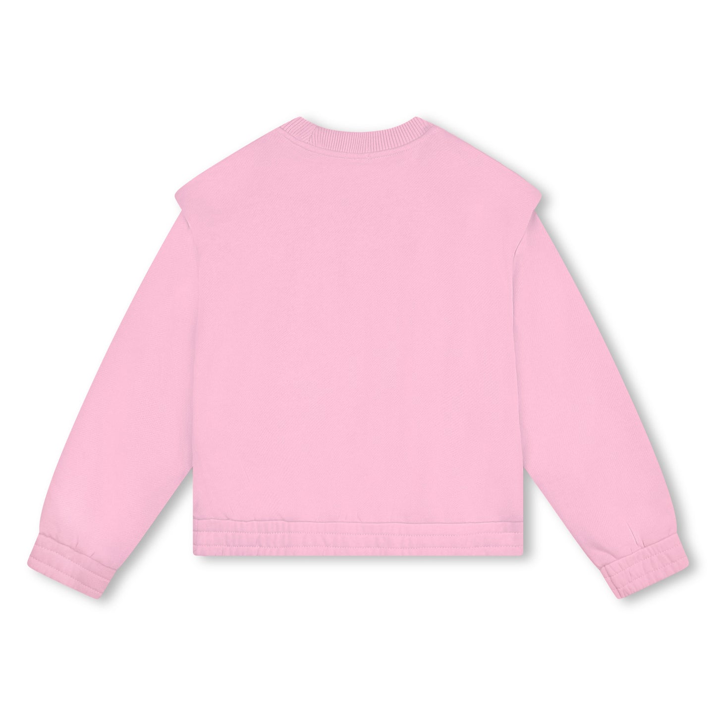 Pink Heart Cotton Sweatshirt