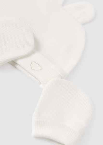 Baby hat and mittens set Better Cotton