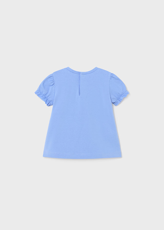 Baby Blue Short Sleeved Top