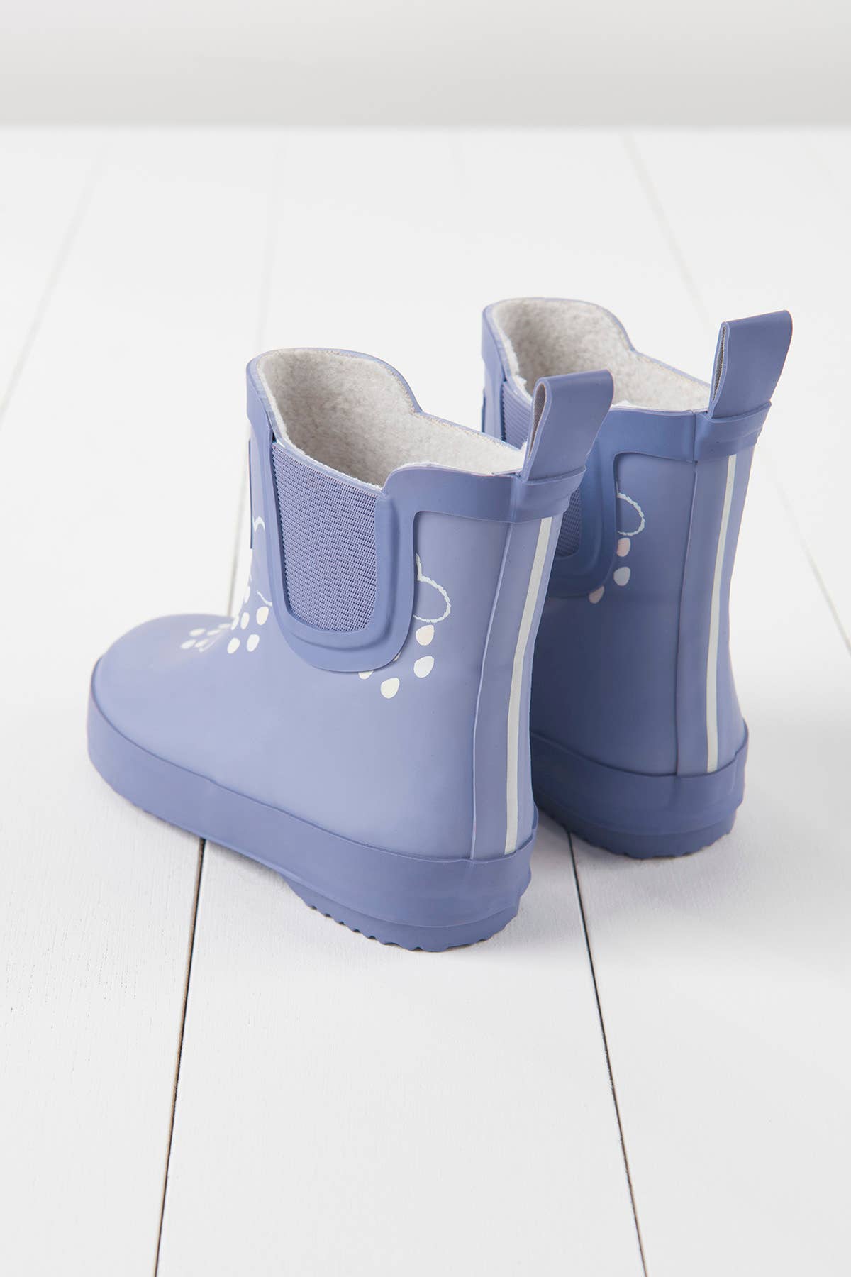 Lavender Short Colour-Changing Kids Wellies