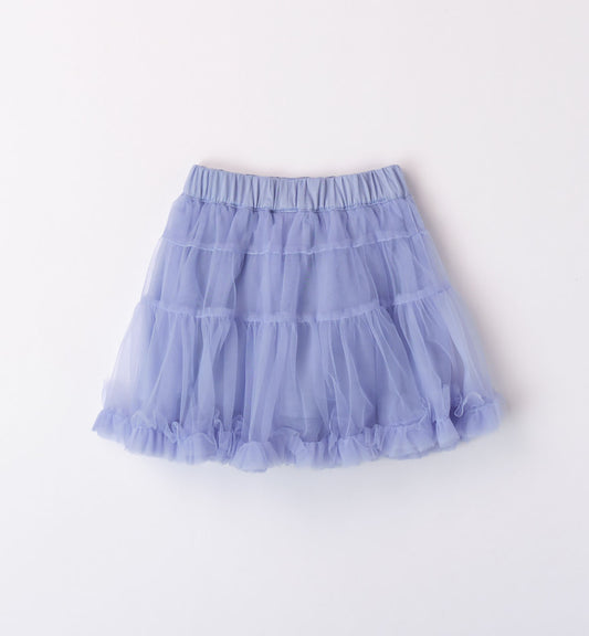 Blue Tulle Skirt