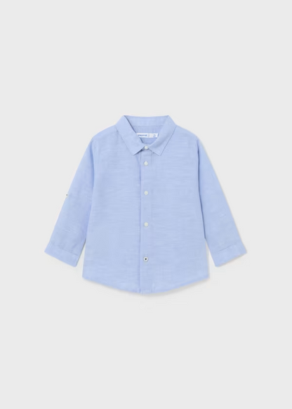 Baby Long Sleeved Linen Shirt