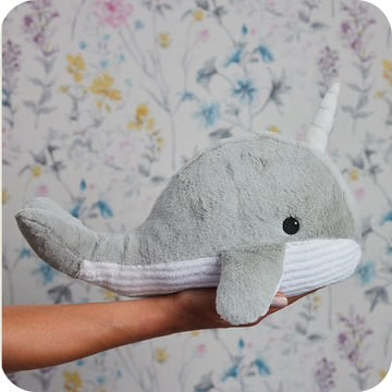 Plush Narwhal Microwavable