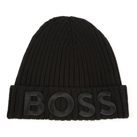 Black Boss Beanie Hat