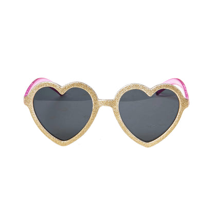 Glitter heart sunglasses