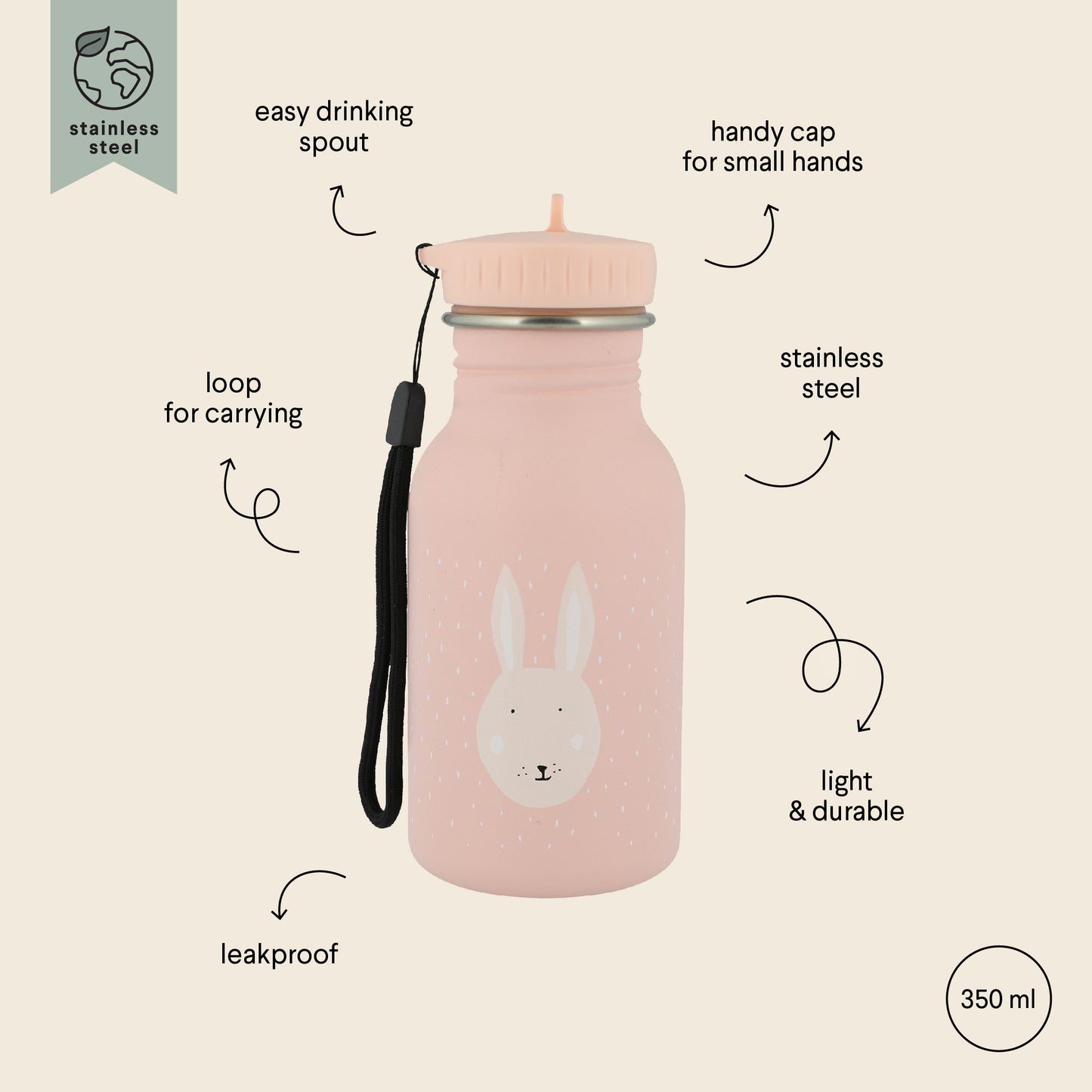 Bottle 350ml - Mrs. Rabbit