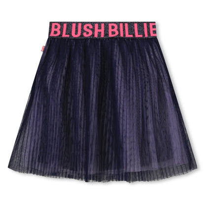 Navy Tulle And Sequin Skirt