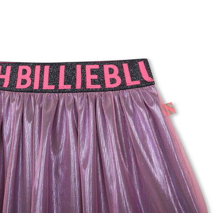 Pink Metallic Skirt