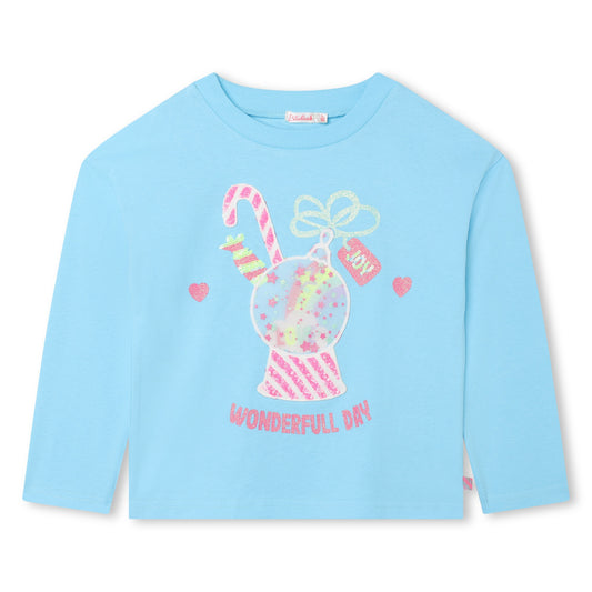 Snow globe Blue Top