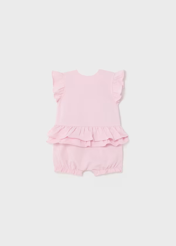 Newborn Pink Set of 2 Rompers Better Cotton