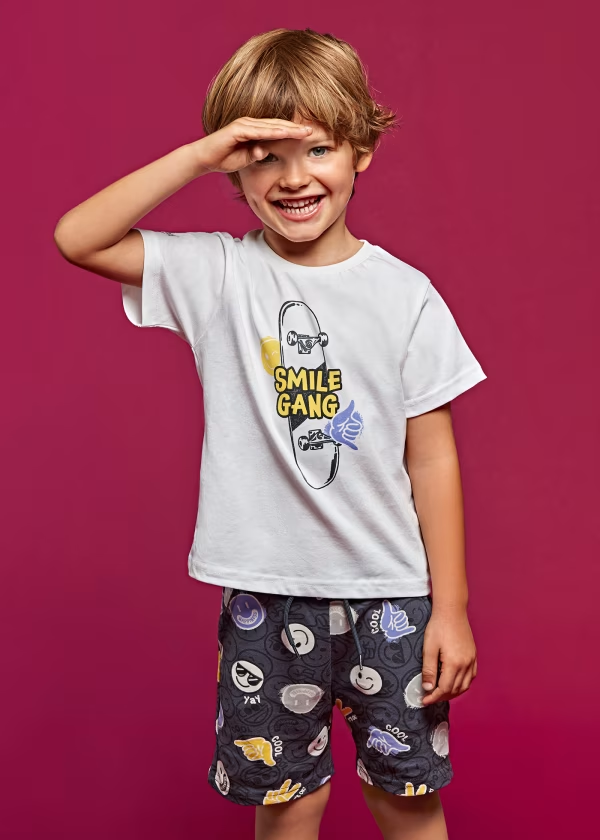 Boy 2 Piece Print Set Better Cotton