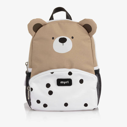 Ivory & Beige Teddy Bear Backpack