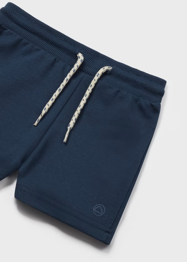 Baby Basic Plush Navy Shorts