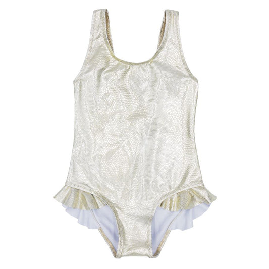 Gold Glitter Foil Swimsuit