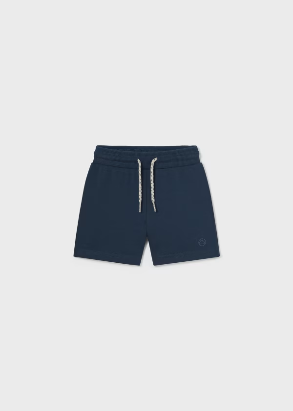 Baby Basic Plush Navy Shorts