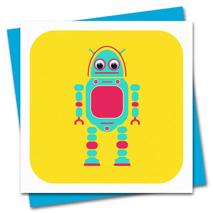 Children's Birthday Card | Cute kids card | Robot Cards